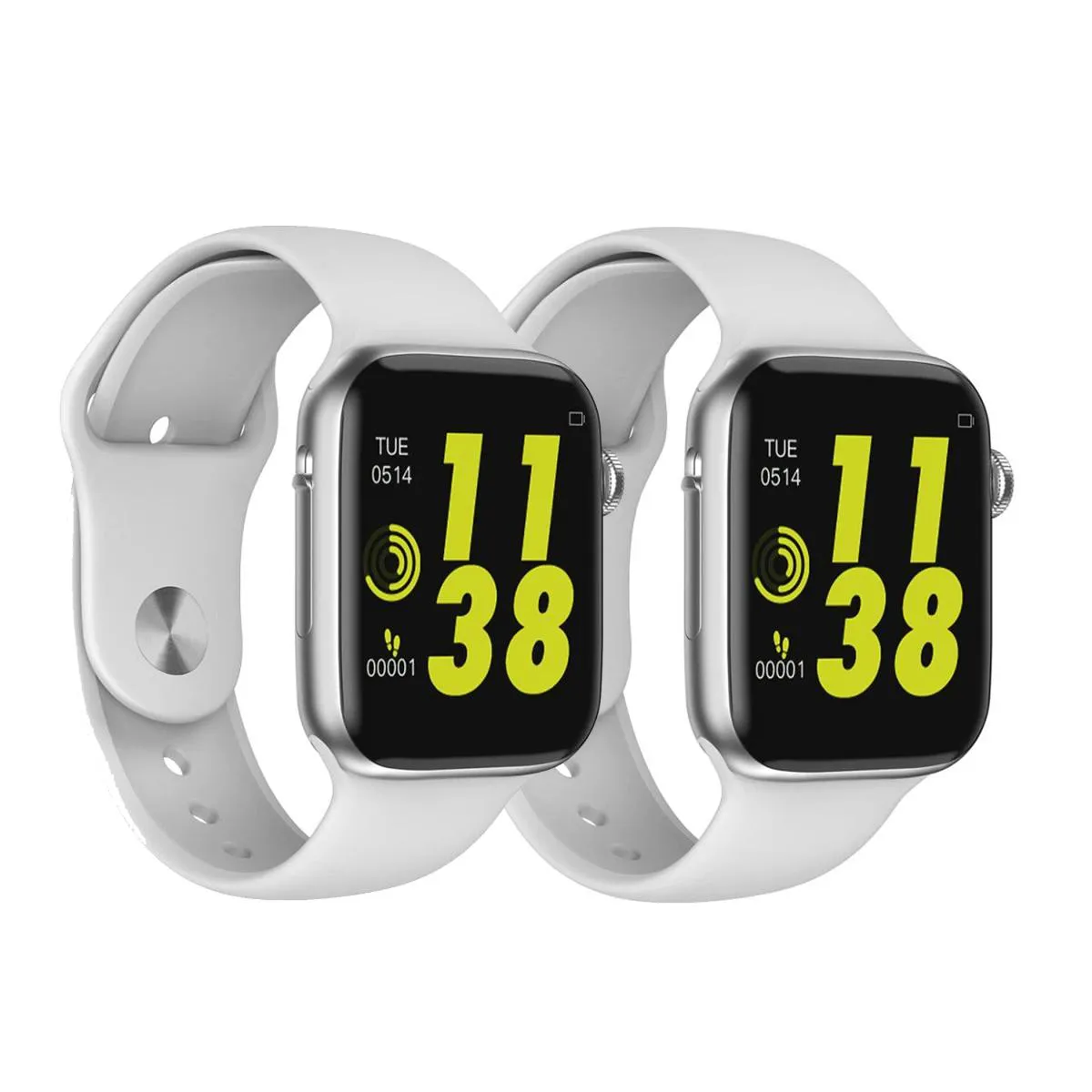 KIT 1 RELóGIO INTELIGENTE SMARTWATCH IWO 8 LITE BRANCO + 1 SMARTWATCH IWO 8 LITE BRANCO