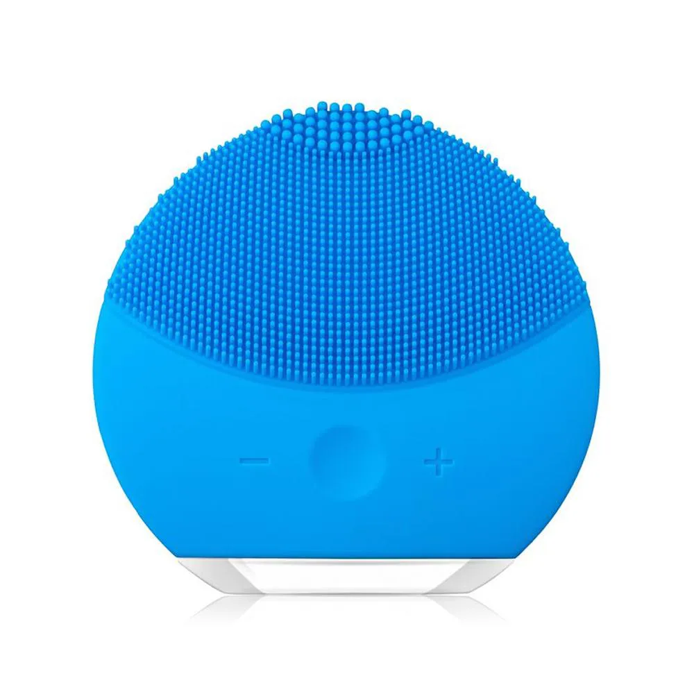 ESPONJA ELéTRICA MASSAGEADORA PARA LIMPEZA FACIAL E DE PELE - FORCLEAN - AZUL