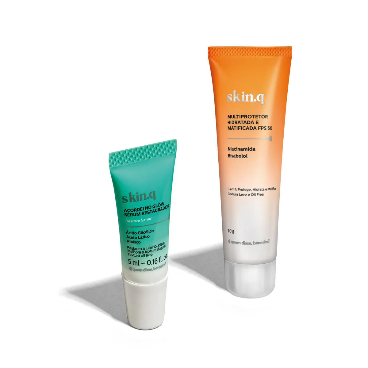 COMBO MINI SKIN Q: SéRUM RESTAURADOR 5ML + MULTIPROTETOR FACIAL 10G