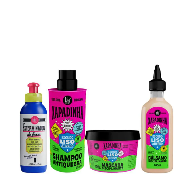 LOLA EXTERMINADOR FRIZZ+ XAPADINHA SH+ MASCARA 100ML+BALSAMO
