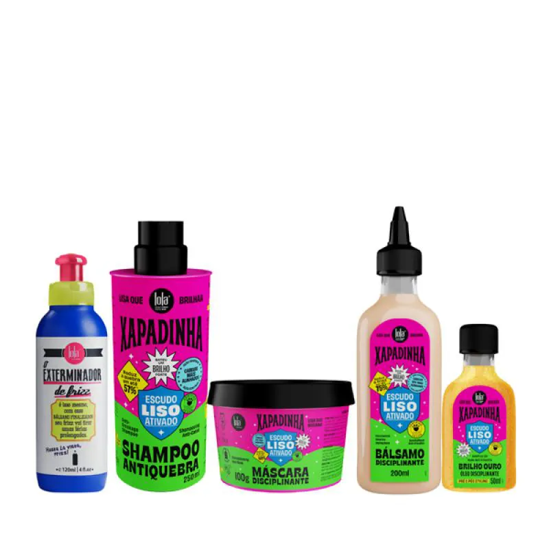 LOLA EXTERMINADOR DE FRIZZ + SH+ MASCARA 100ML+BALSAMO +ÓLEO