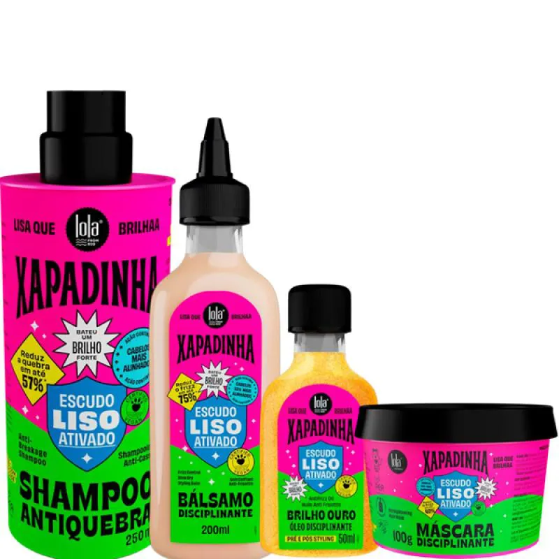 LOLA XAPADINHA SHAMPOO + MASCARA 100ML + BALSAMO + ÓLEO