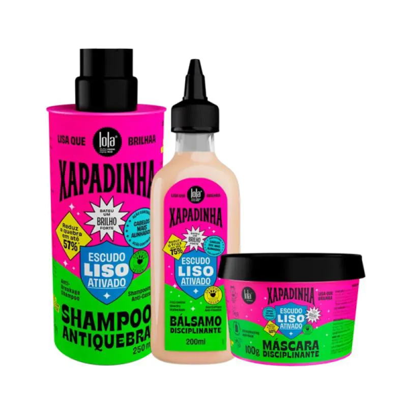 LOLA XAPADINHA SHAMPOO + MASCARA 100ML + BALSAMO