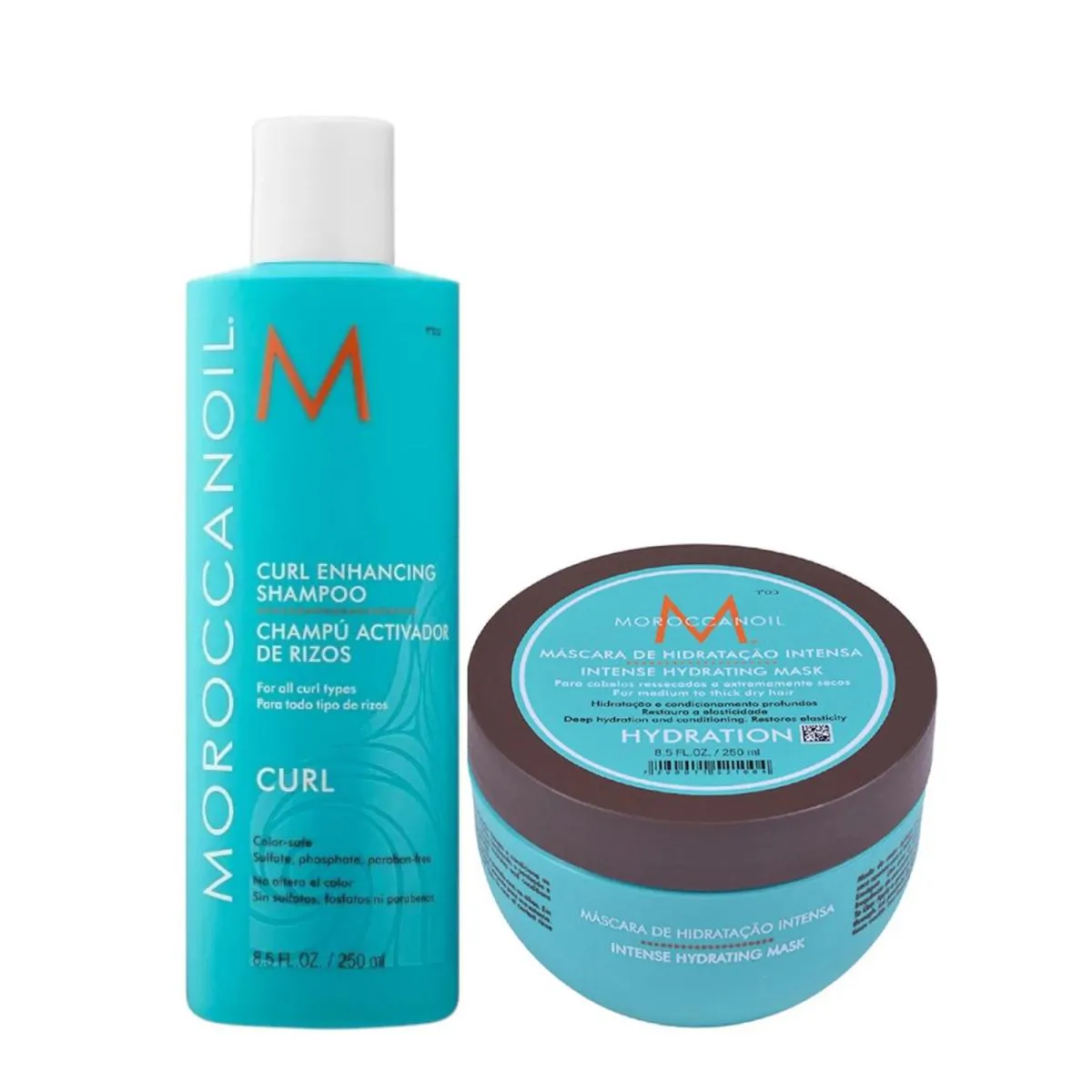 KIT MOROCCANOIL CURL ENHANCING - SHAMPOO 250ML + MáSCARA HIDRATANTE 250G