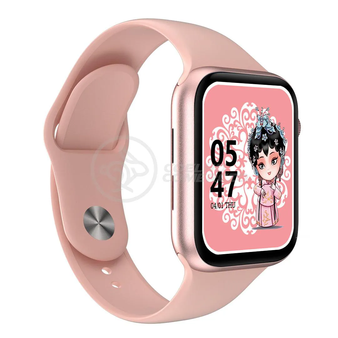 RELóGIO INTELIGENTE SMARTWATCH HW22 ROSA TROCA PULSEIRA ANDROID IOS LIGAçõES MONITOR CARDíACO