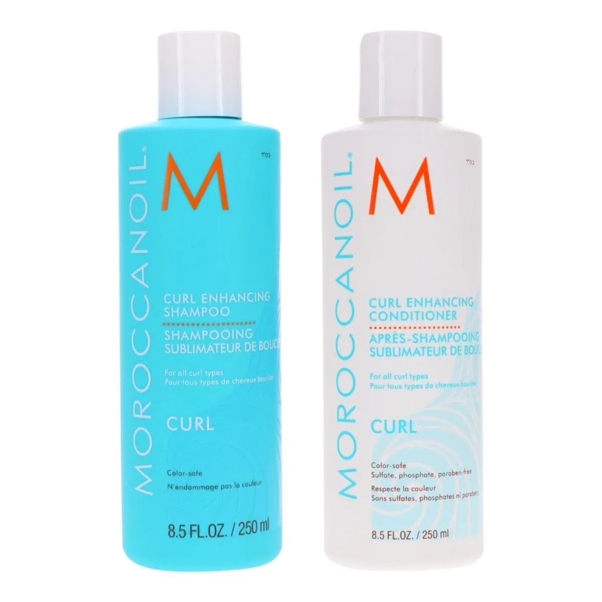 KIT MOROCCANOIL ENHANCING - CURL SHAMPOO 250ML + CONDICIONADOR 250ML