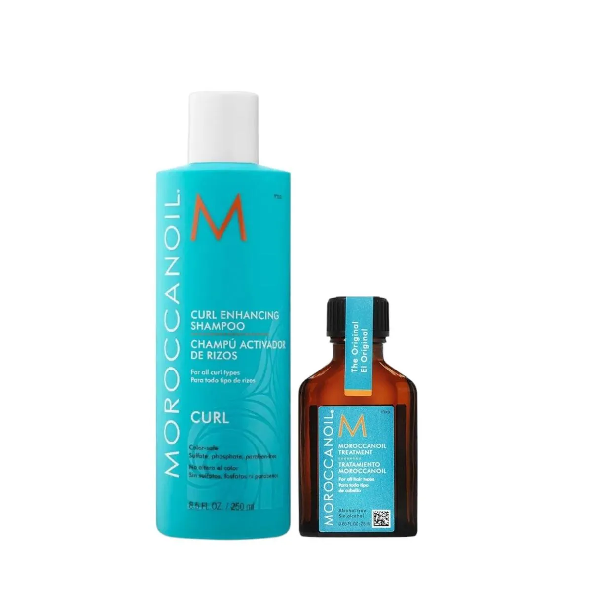 KIT MOROCCANOIL CURL ENHANCING - SHAMPOO 250ML + ÓLEO ORIGINAL 25ML