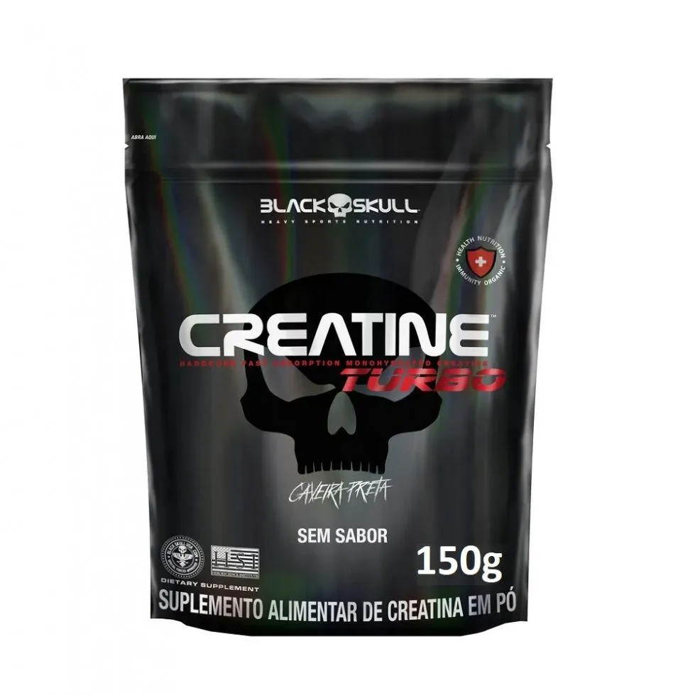 CREATINE TURBO REFIL (150G) - SABOR: SEM SABOR