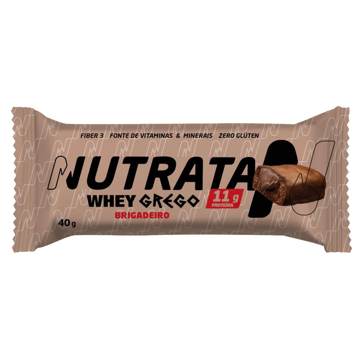 Barra Whey Grego Nutrata Brigadeiro 40g