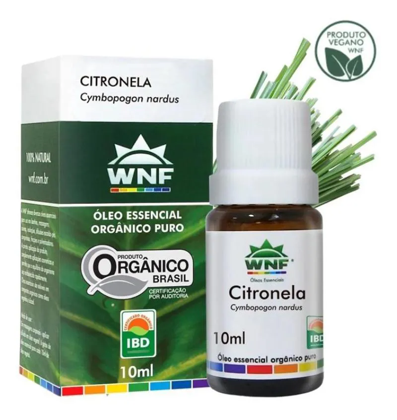 ÓLEO ESSENCIAL CITRONELA WNF 10ML