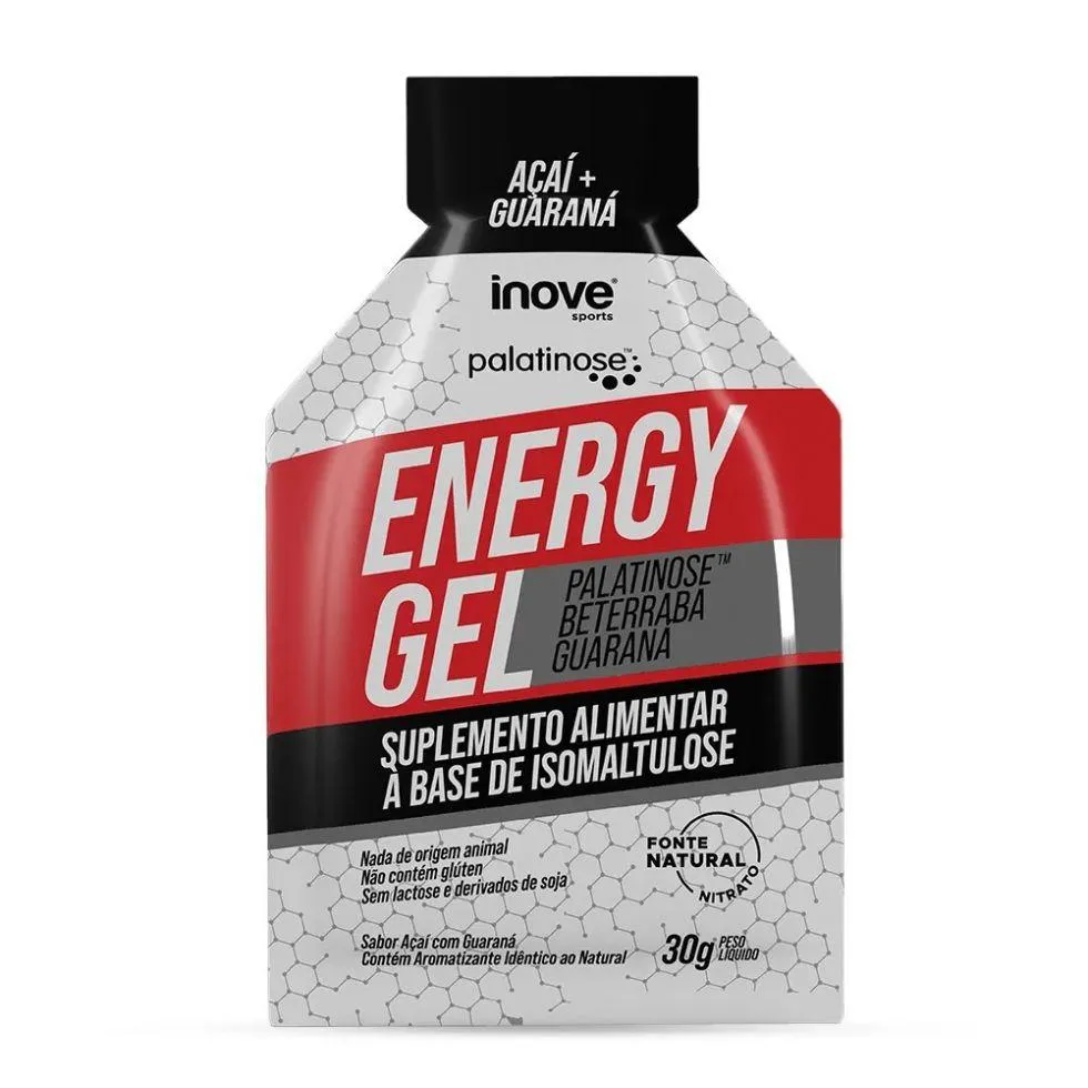 ENERGY GEL PALATINOSE SACHê (30G) - SABOR: AçAí + GUARANá