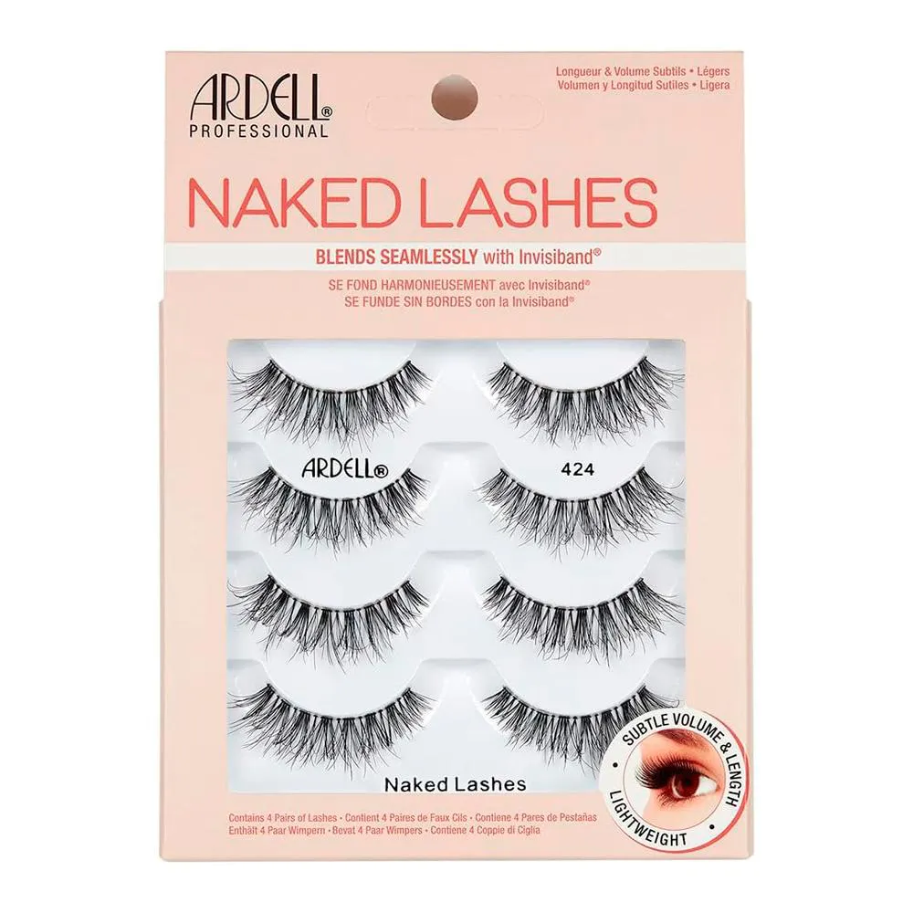 ARDELL CíLIOS POSTIçOS/ARTIFICIAIS 424 NAKED LASHES 4 PARES