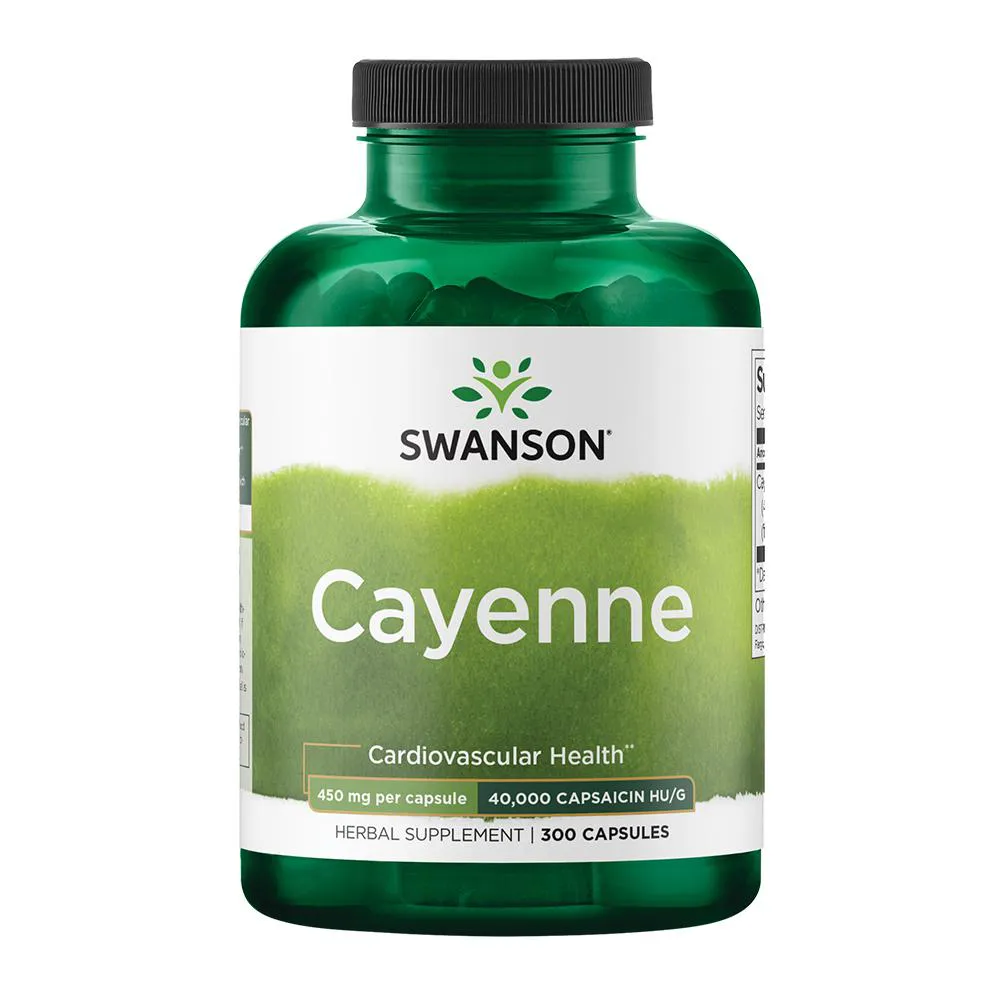 CAIENA CAPSAICIN HU 450MG SWANSON 300 CAPS IMPORTADO