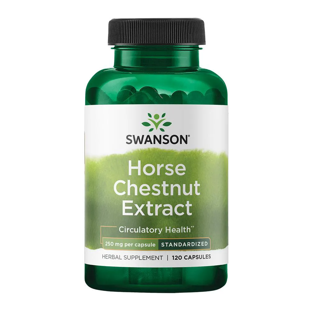 CASTANHA DA ÍNDIA 250MG SWANSON 120 CAPSULAS IMPORTADO