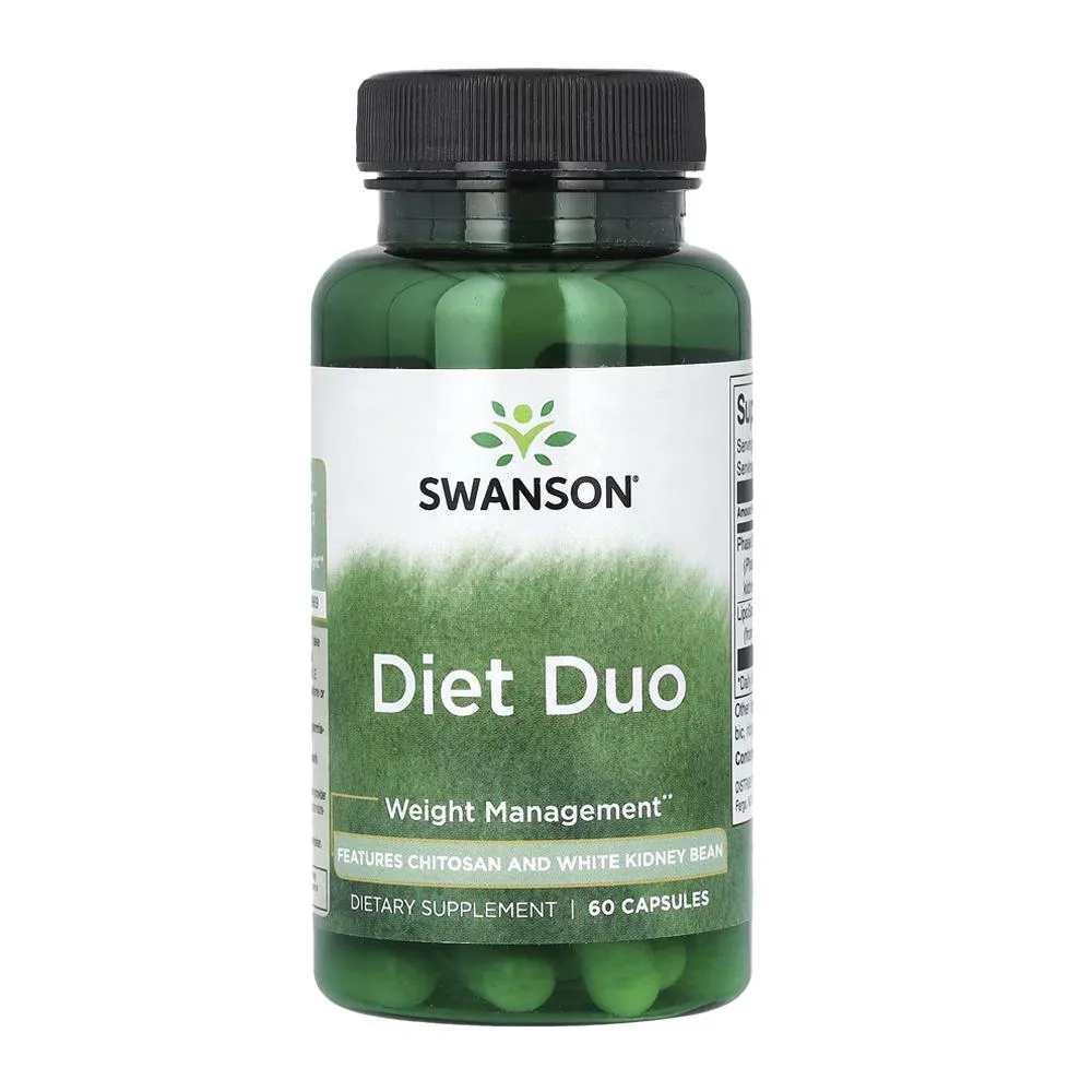DIET DUO SWANSON CHITOSAN FEIJãO BRANCO 60CAPS IMPORTADO