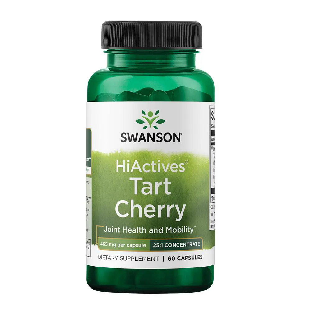 HIACTIVES CEREJA AZEDA 465MG SWANSON 60 CáPS IMPORTADO
