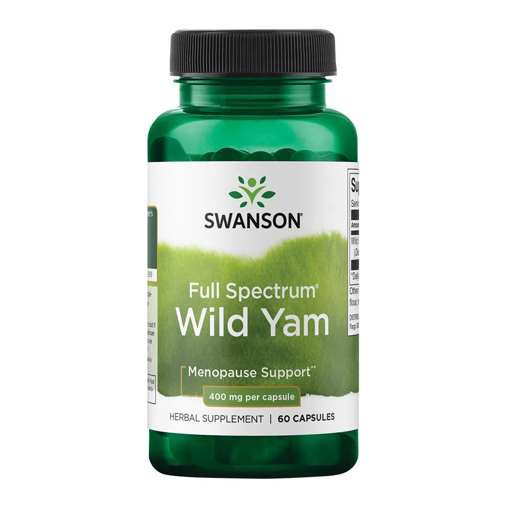 INHAME SELVAGEM 400MG SWANSON 60 CáPSULAS IMPORTADO