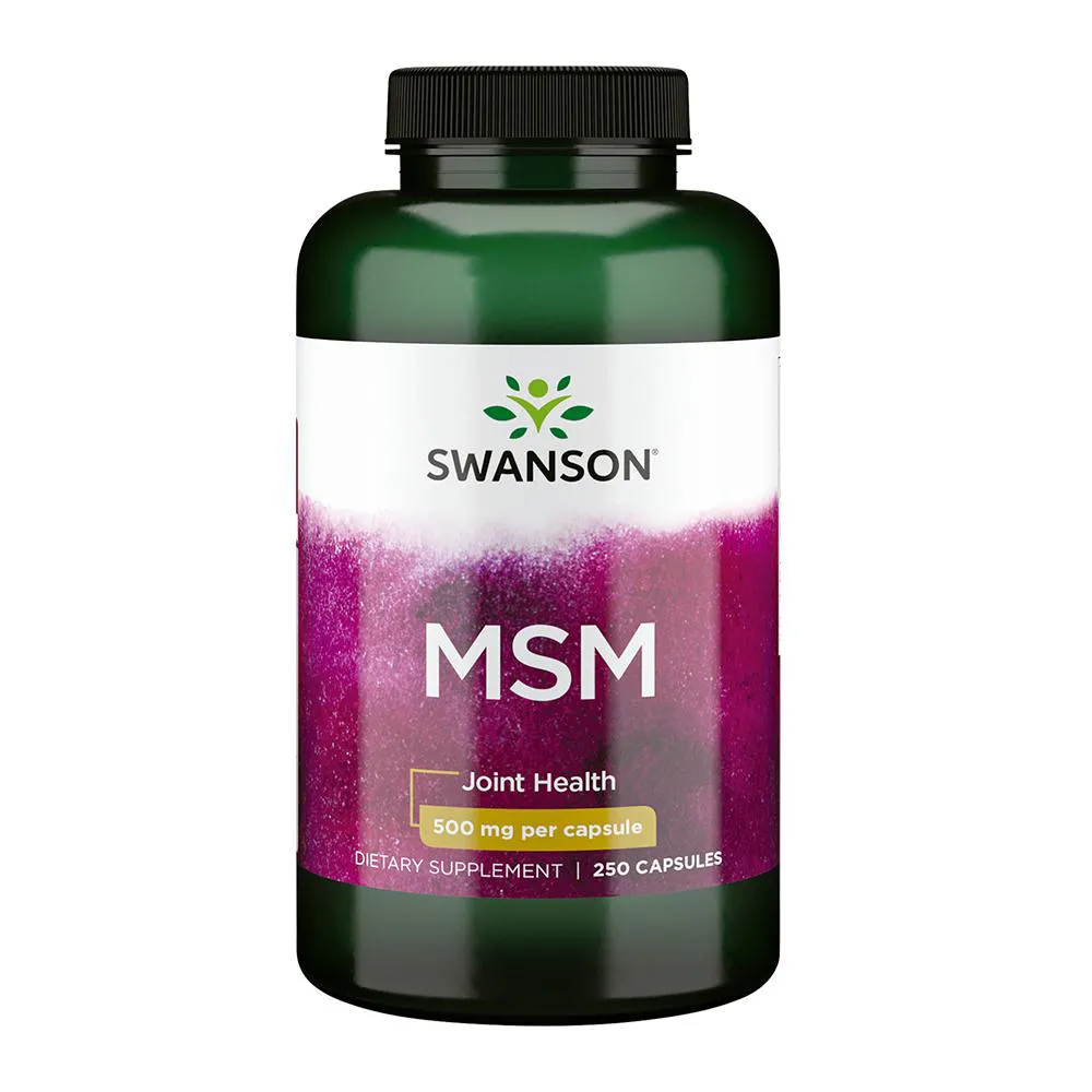 MSM 500MG SWANSON 250 CAPSULAS IMPORTADO