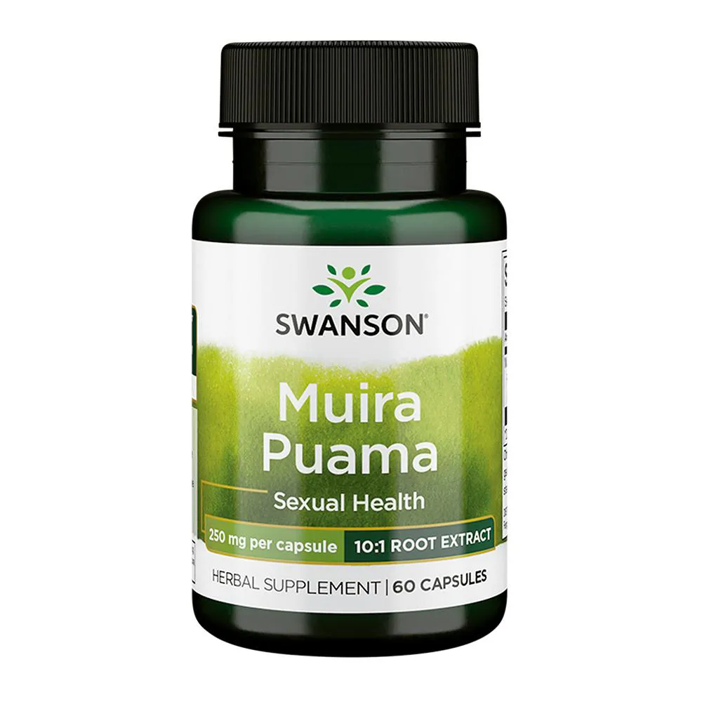 MUIRA PUAMA 250MG SWANSON 60 CAPSULAS IMPORTADO
