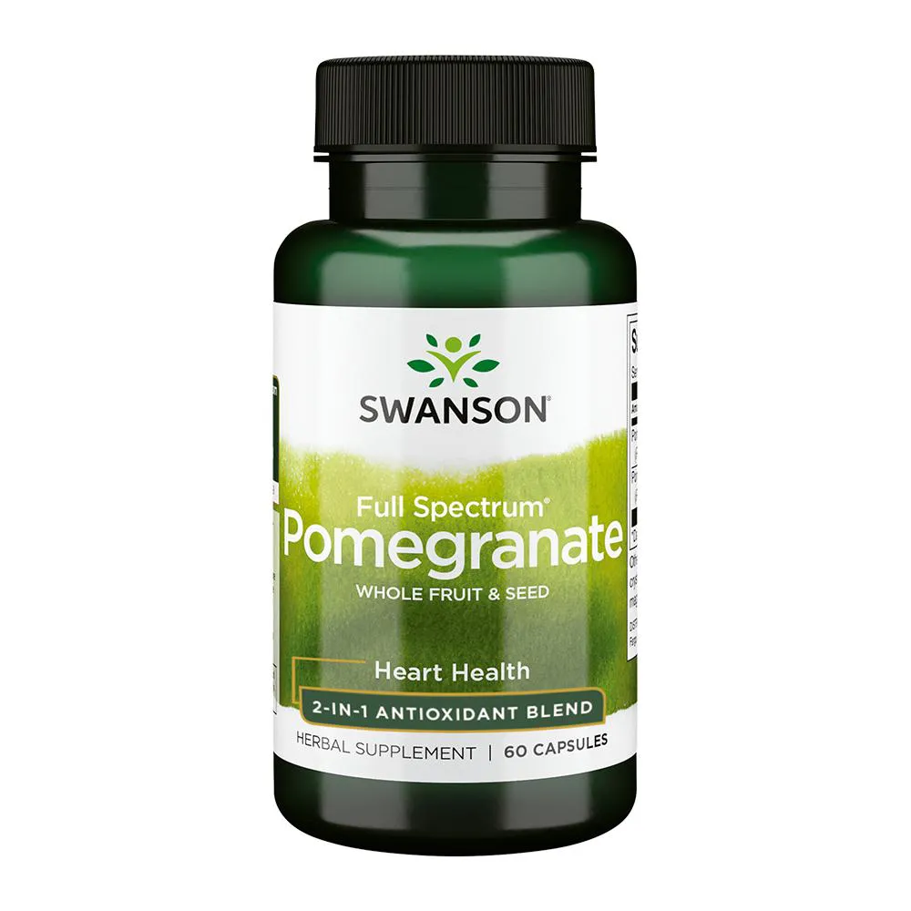 POMEGRANATE SEMENTE ROMã SWANSON 60 CáPSULAS IMPORTADO