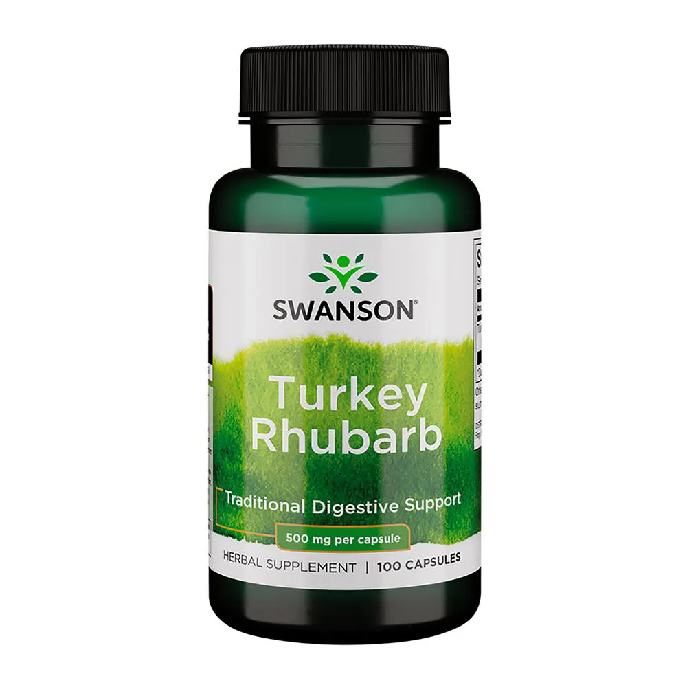 RUIBARBO DE PERU 500MG SWANSON 100 CAPSULAS IMPORTADO