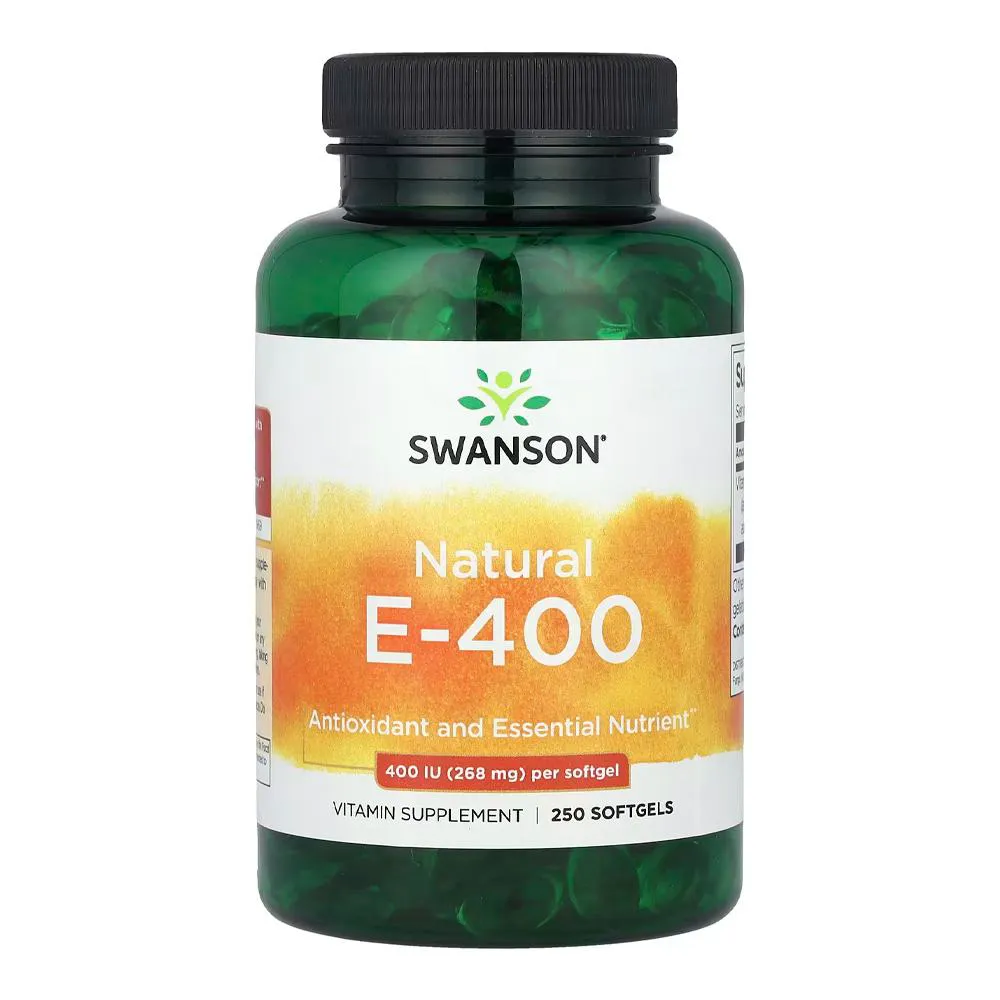VITAMINA E-400 NATURAL SWANSON 250 SOFETGLS IMPORTADO
