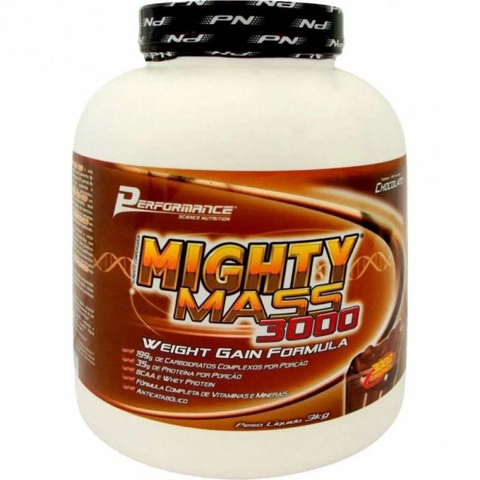MIGHTY MASS 3000 (3KG) - SABOR: CHOCOLATE