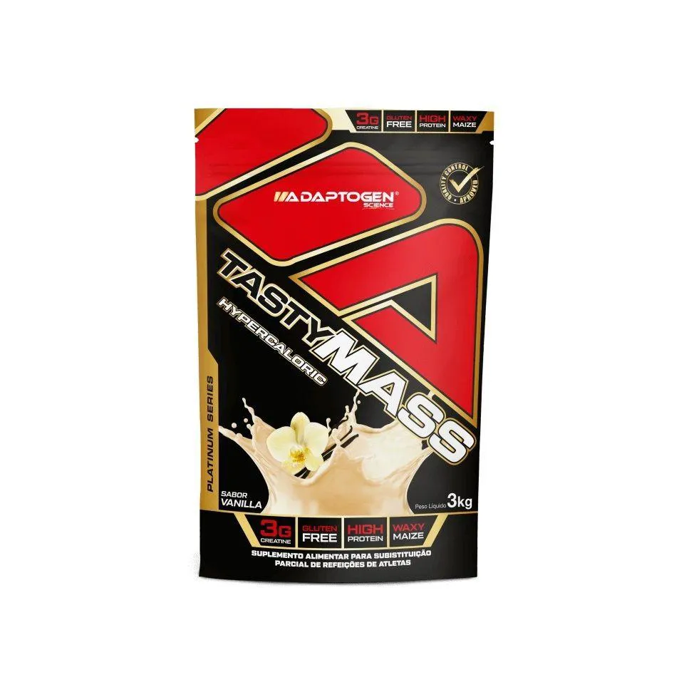 TASTY MASS HIPERCALORIC (3KG) - SABOR: VANILLA