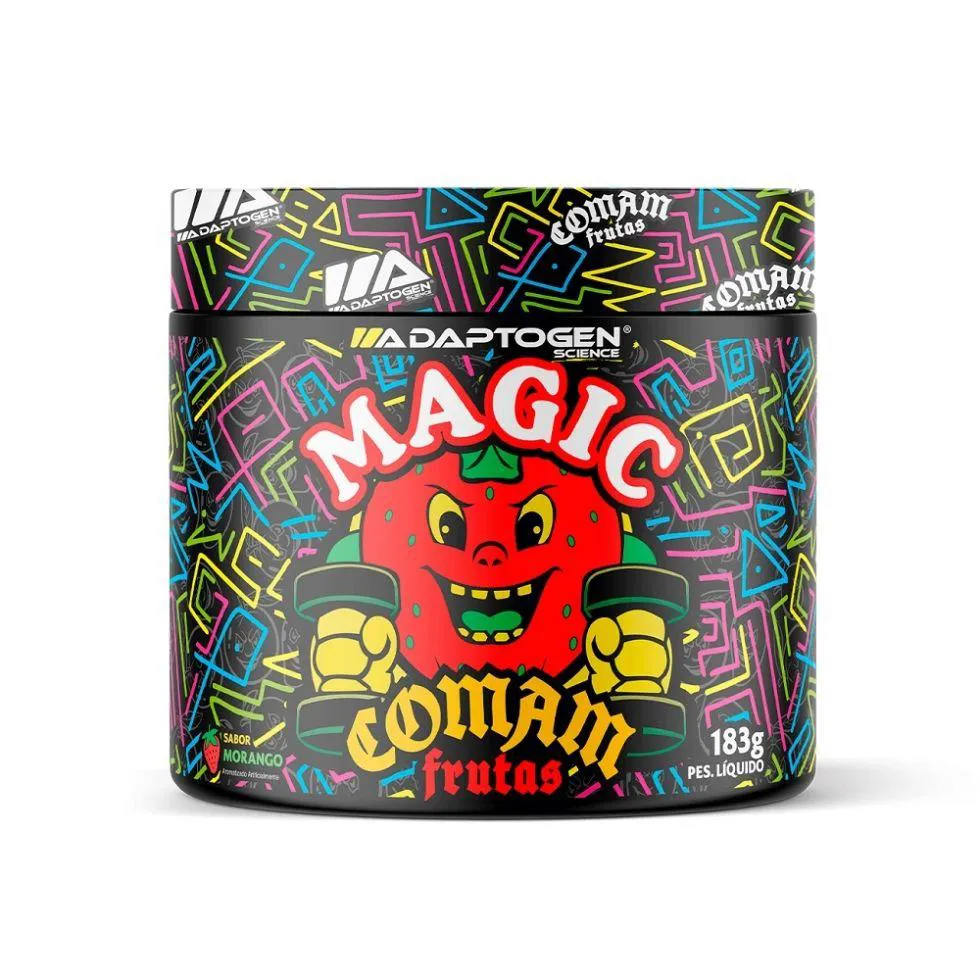 MAGIC COMAM FRUTAS (183G) - SABOR: MORANGO