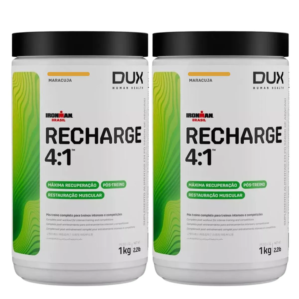 2X RECHARGE 4.1 PóS TREINO DUX MARACUJA 1KG