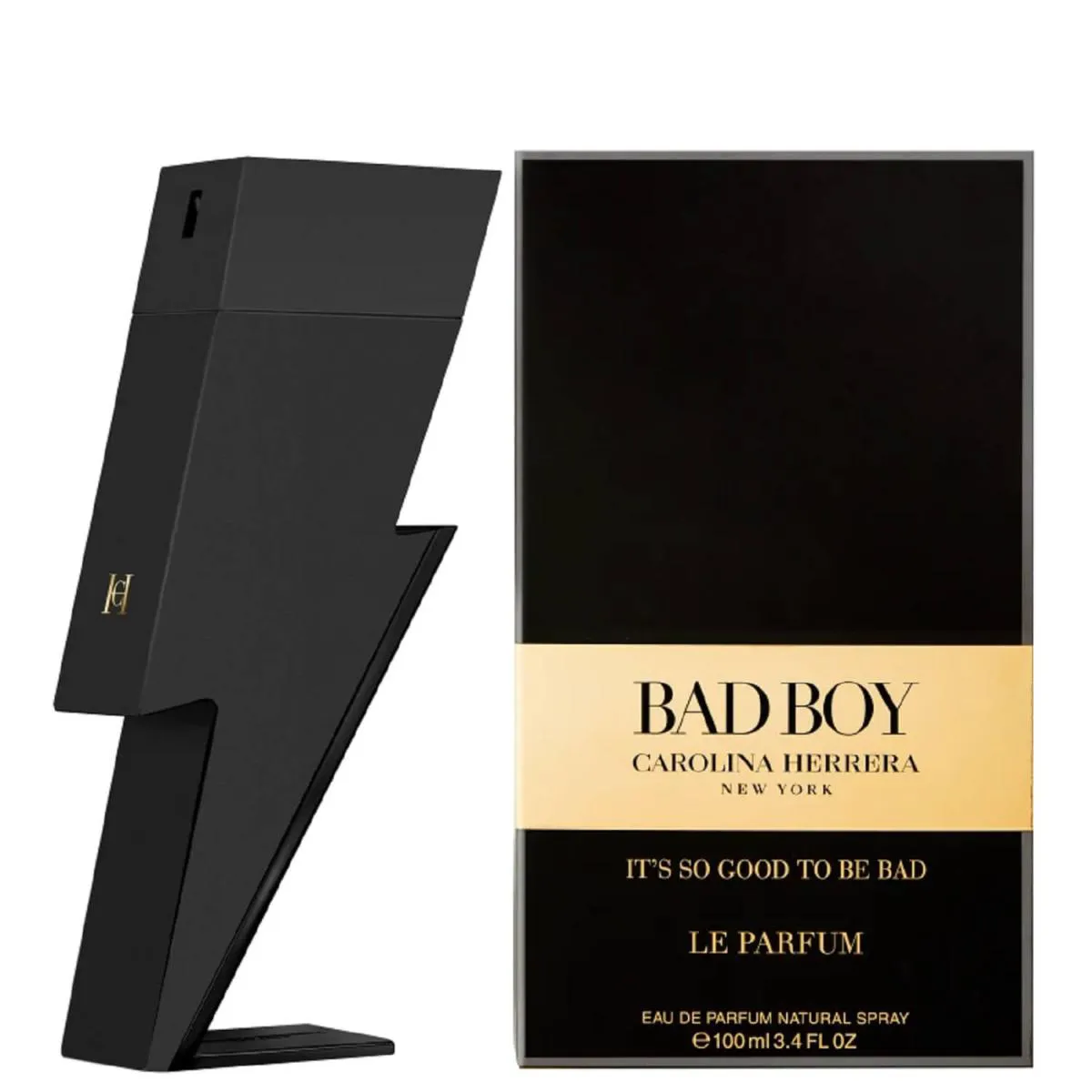 BAD BOY LE PARFUM CAROLINA HERRERA EAU DE PARFUM - PERFUME MASCULINO 100ML