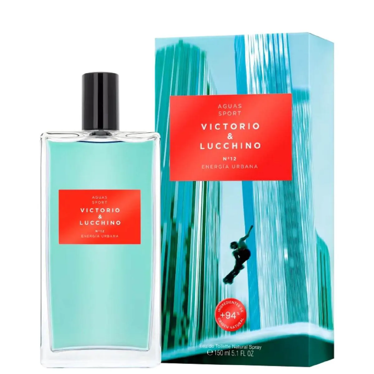 Nº12 ÁGUAS SPORT ENERGIA URBANA VICTORIO & LUCCHINO EAU DE TOILETTE - PERFUME MASCULINO 150ML