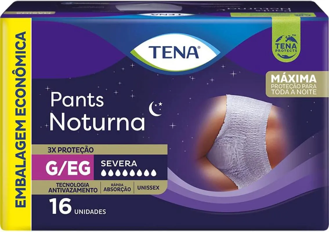 ROUPA ÍNTIMA TENA PANTS NOTURNA G/EG 16UN