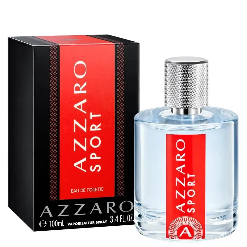 SPORT AZZARO EAU DE TOILETTE - PERFUME MASCULINO 100ML