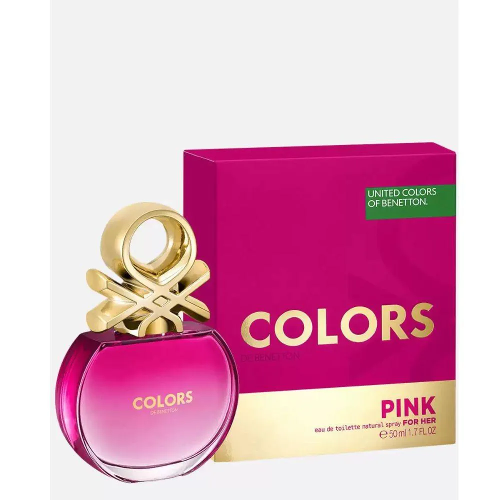 COLORS DE BENETTON WOMAN PINK BENETTON EAU DE TOILETTE FEMININO-50 ML