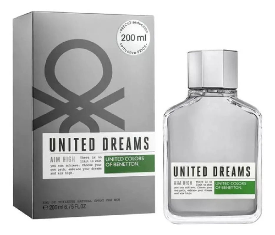 BENETTON UNITED DREAMS AIM HIGH PERFUME MASCULINO 200ML