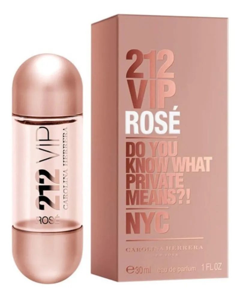 CAROLINA HERRERA 212 VIP ROSé FEMININO EAU DE PARFUM 30ML