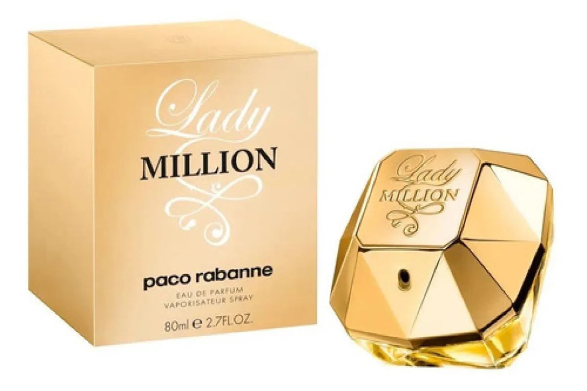 RABANNE LADY MILLION FEMININO EAU DE PARFUM 80ML