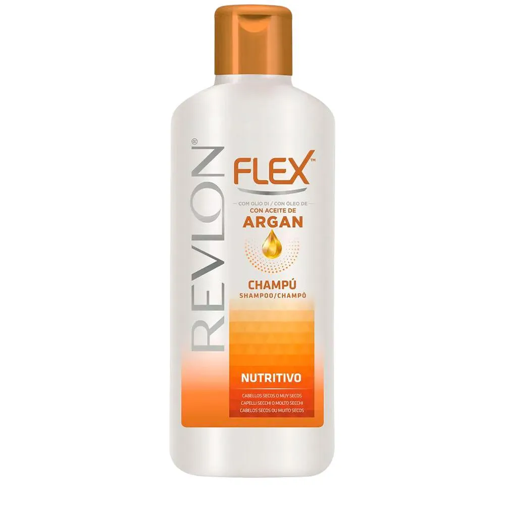 Revlon Flex Óleo De Argan Nutritivo - Shampoo 650Ml