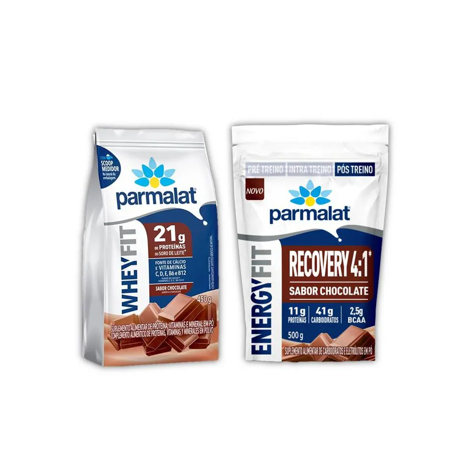 KIT PARMALAT WHEY PROTEIN + RECOVERY 4:1 Chocolate