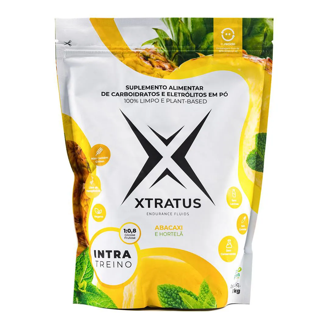 SUPLEMENTO DE CARBOIDRATOS E ELETRóLITOS INTRATREINO COM ABACAXI E HORTELã - 1KG