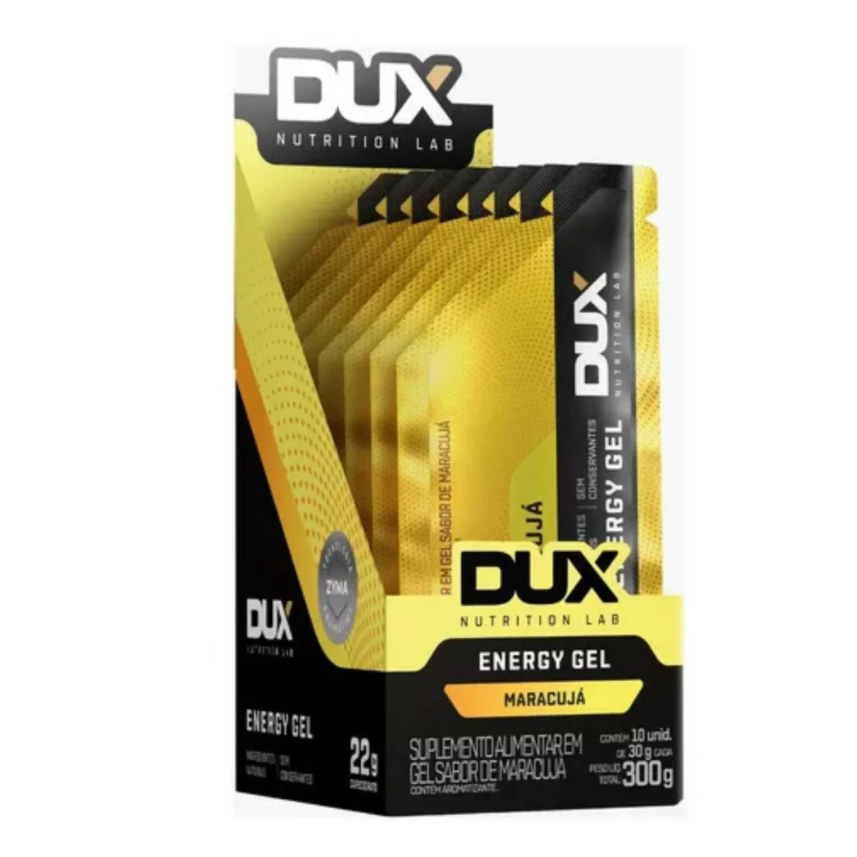 ENERGY GEL 22G CARBO DUX MARACUJA 10 UNIDADES 30G