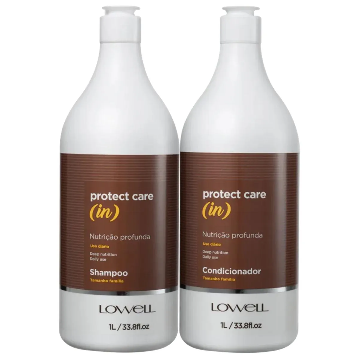 KIT LOWELL PROTECT CARE (IN) - SHAMPOO 1L + CONDICIONADOR 1L