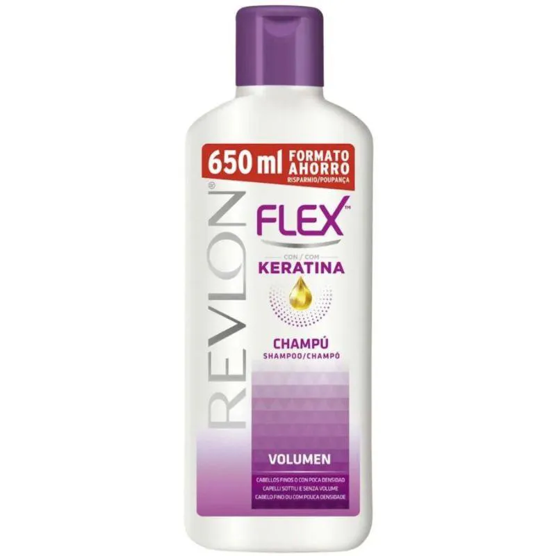 SHAMPOO REVLON FLEX KERATINA VOLUME 650ML