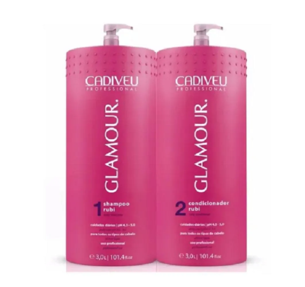 CADIVEU GLAMOUR RUBI SHAMPOO+CONDICIONADOR 3L