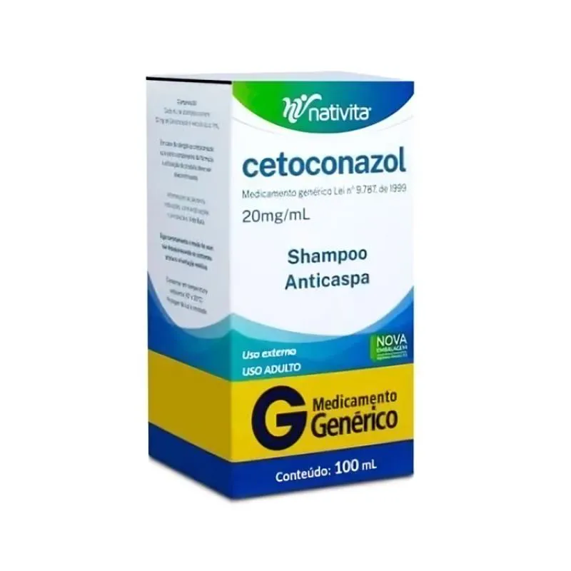 SHAMPOO ANTI CASPA 20MG 100ML NATIVITA