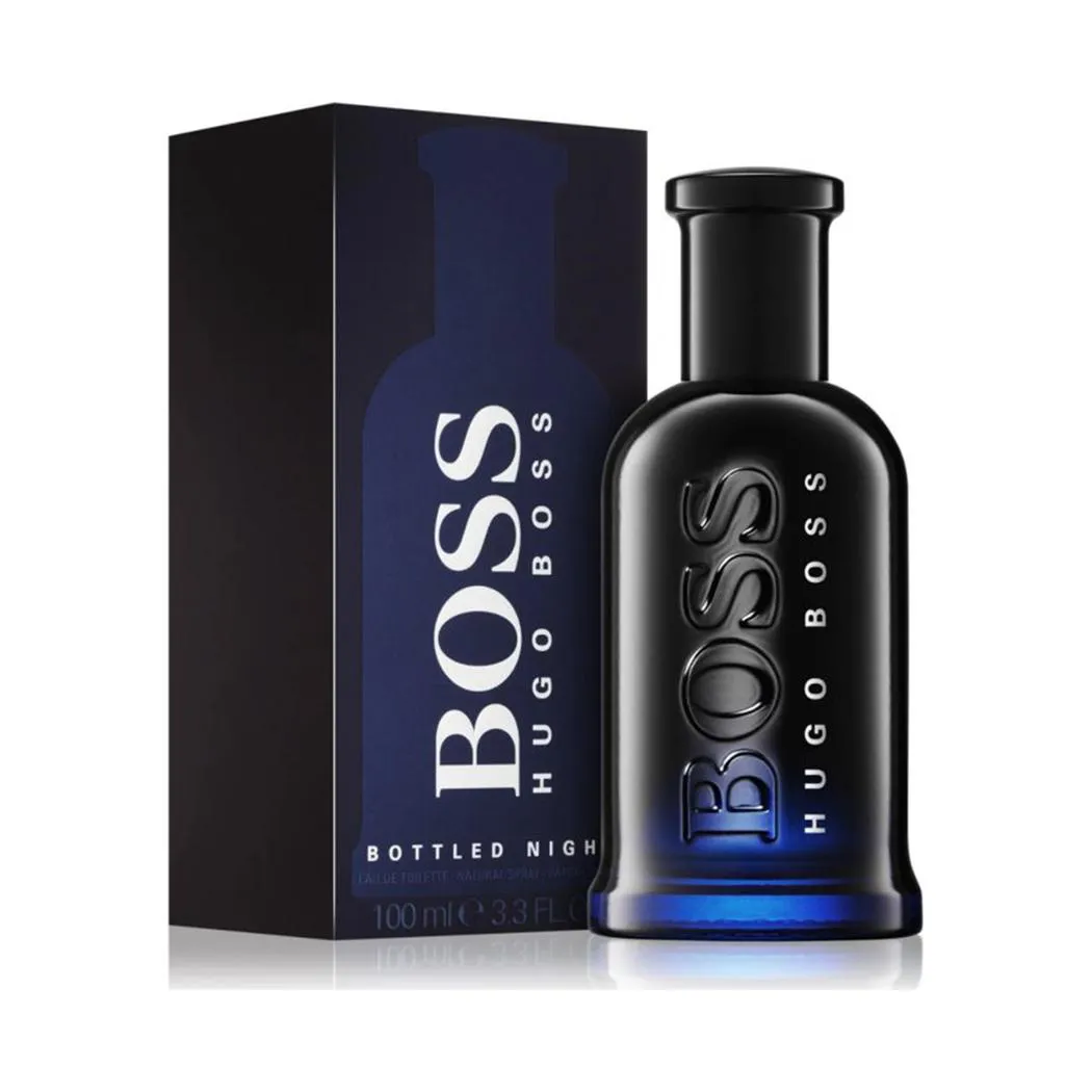 PERFUME HUGO BOSS BOTTLED NIGHT MASCULINO EAU DE TOILETTE 100ML