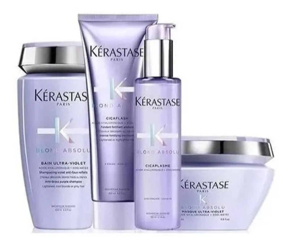 KIT KéRASTASE BLOND ABSOLU ULTRA-VIOLET SH+ COND+ MASC+ LEAVE-IN
