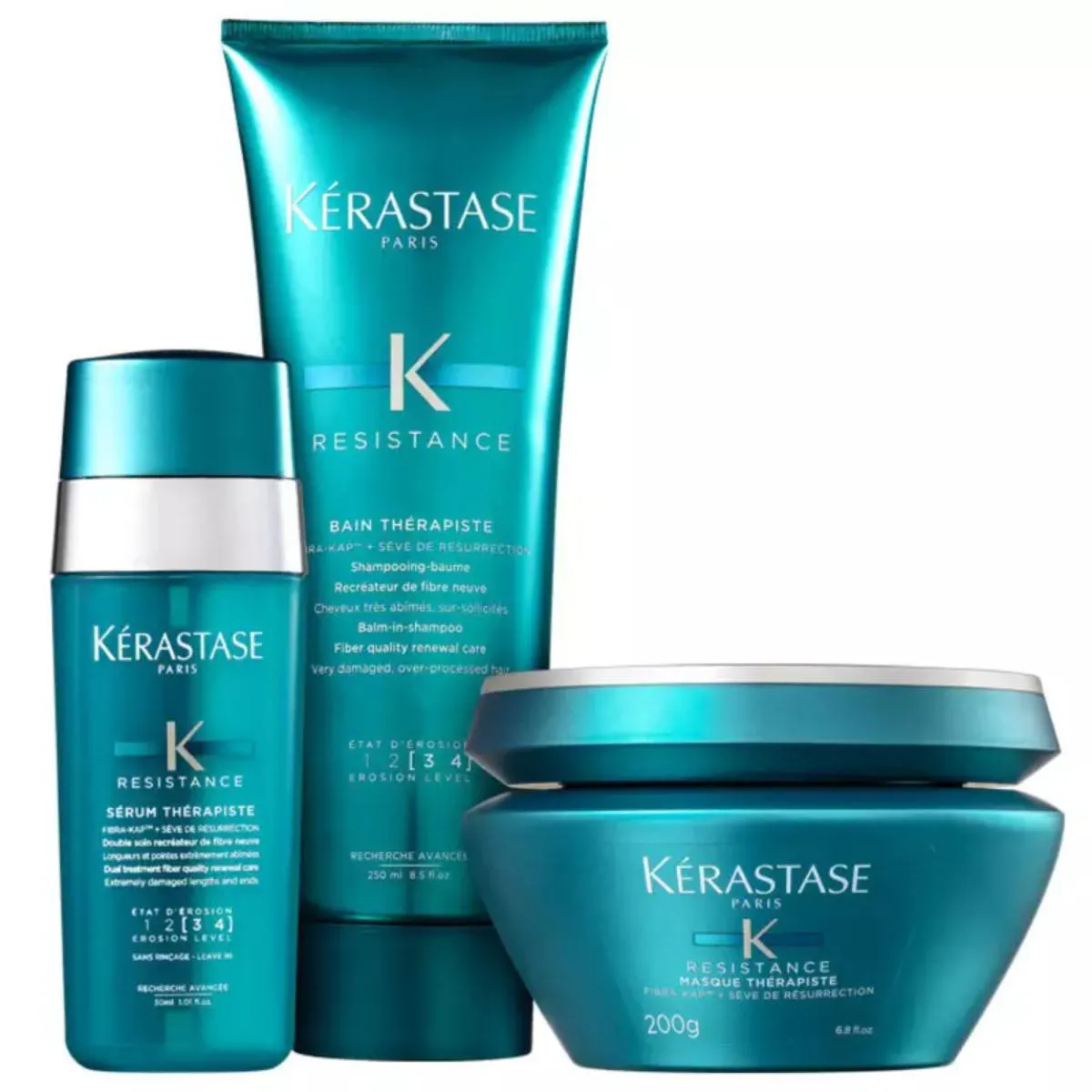 KIT KéRASTASE RESISTANCE THéRAPISTE SHAMPOO+ MáSC+ SéRUM PQ