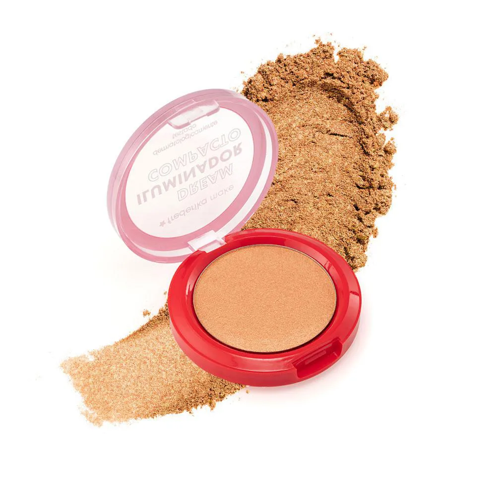 DREAM ILUMINADOR COMPACTO - POSSUI TEXTURA ULTRA FINA E DE FáCIL APLICAçãO NATURAL - FREDERIKA -VALIDADE 03/2024 Papaya